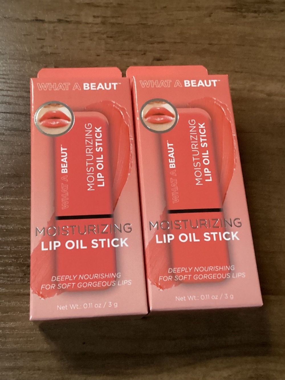 What a BEAUT Moisturizing LIP Oil Stick Deeply Nourishing Bundle 2-pack